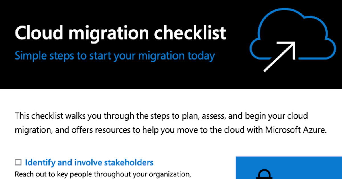Read more about the article Cloud Migration Checklist: Simple steps to start your migration today