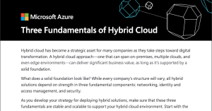 3 fundamentals for a successful hybrid cloud